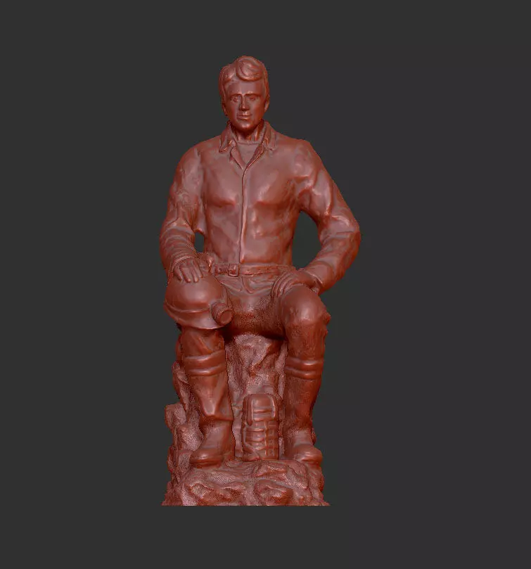 miner whith shss 3D print model_0