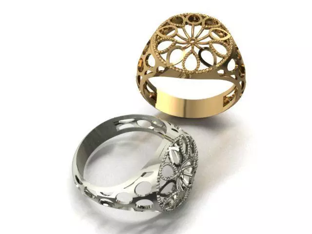 reticulate ring 3 3D print model_0