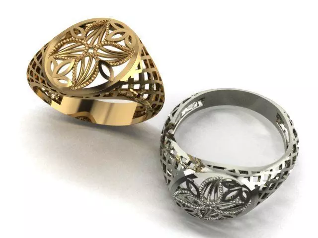 reticulate ring 2 3D print model_0