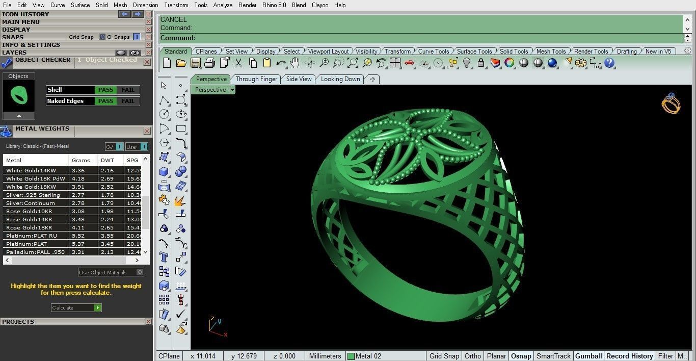 reticulate ring 2 3D print model_2