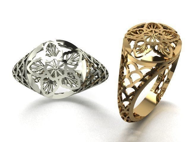 reticulate ring 1 3D print model