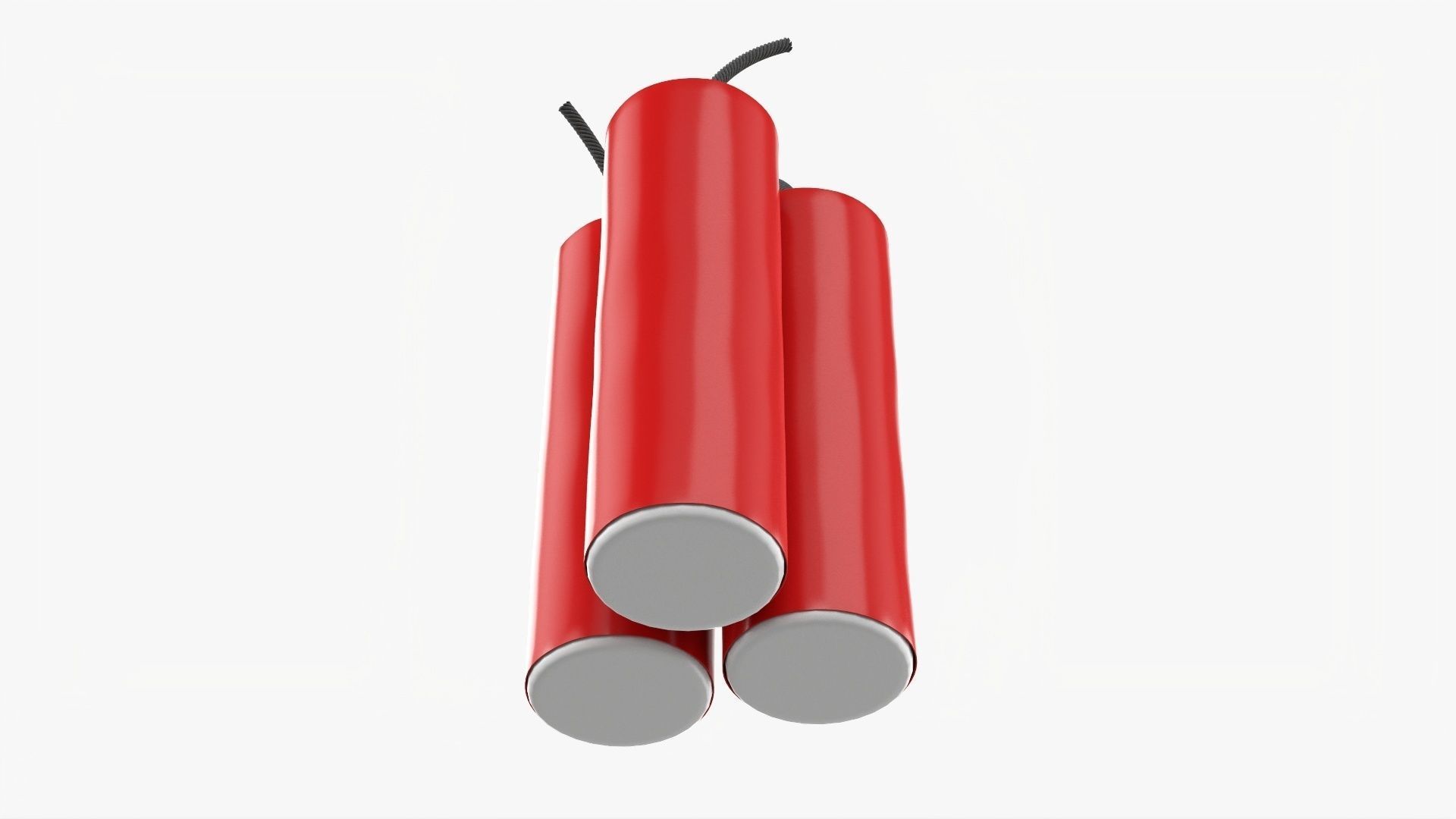 Firecracker fireworks 02 3D model_2