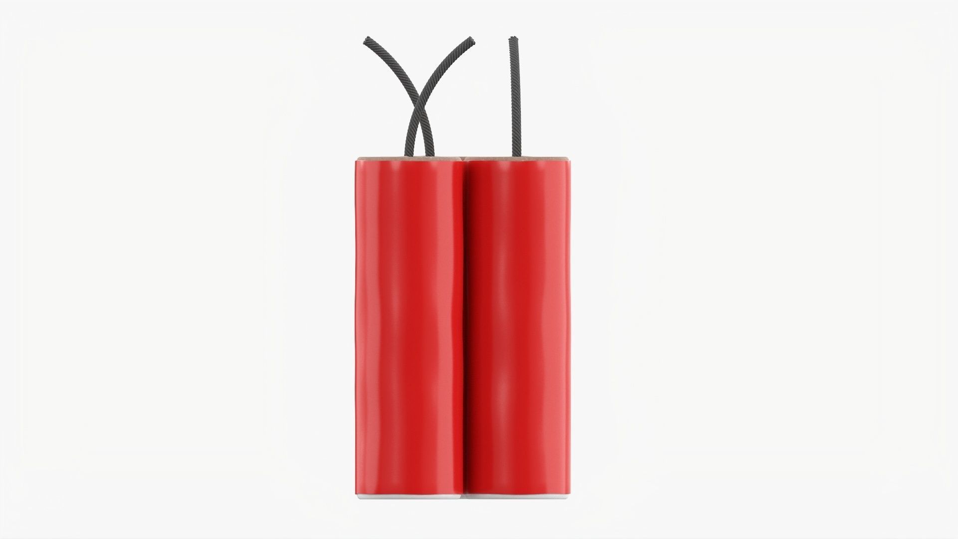 Firecracker fireworks 02 3D model_4