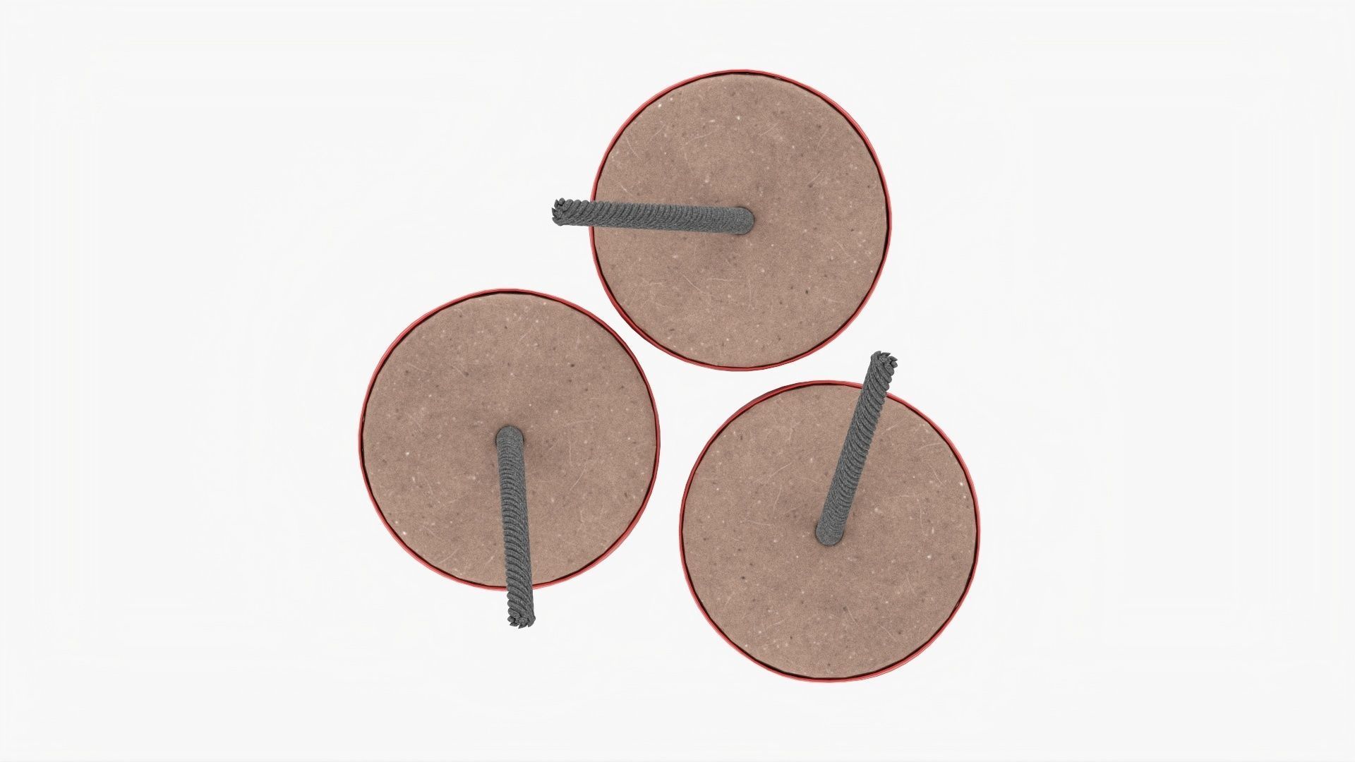 Firecracker fireworks 02 3D model_5