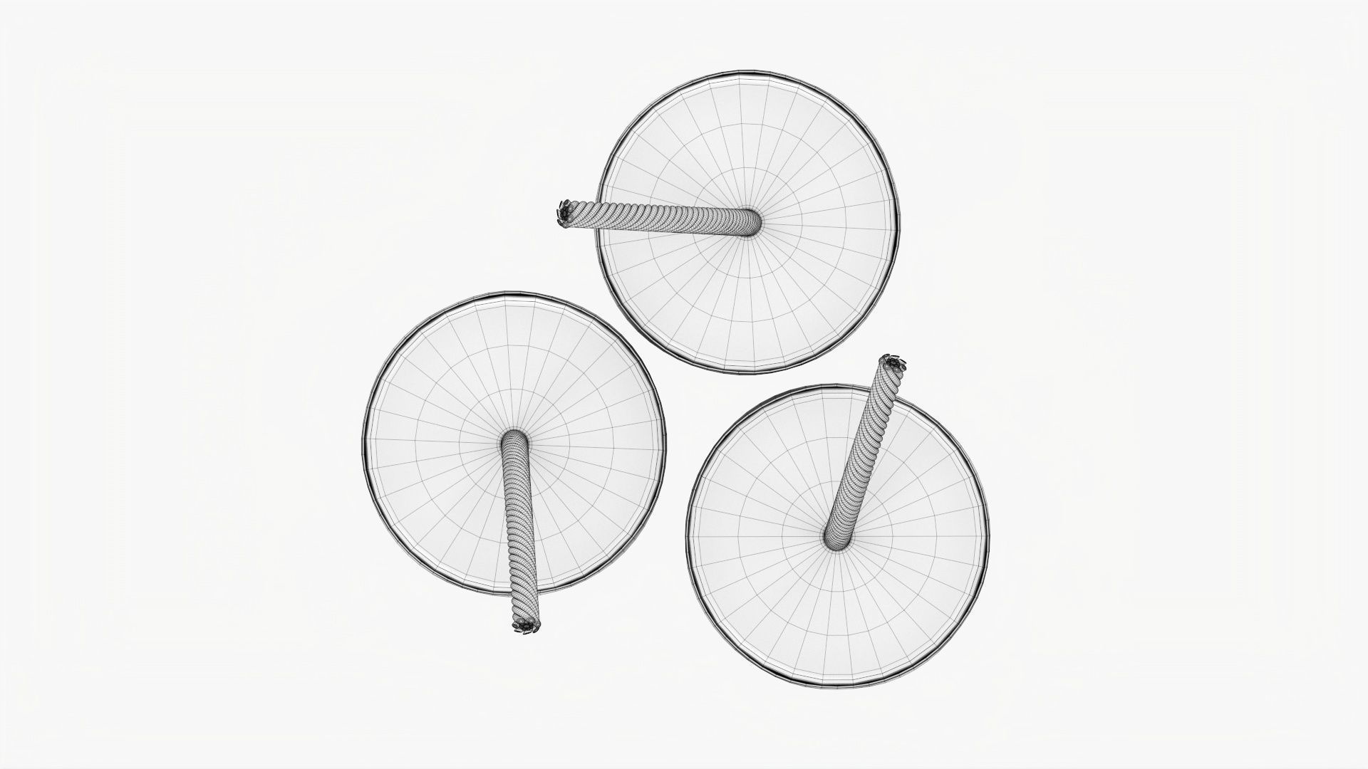 Firecracker fireworks 02 3D model_11