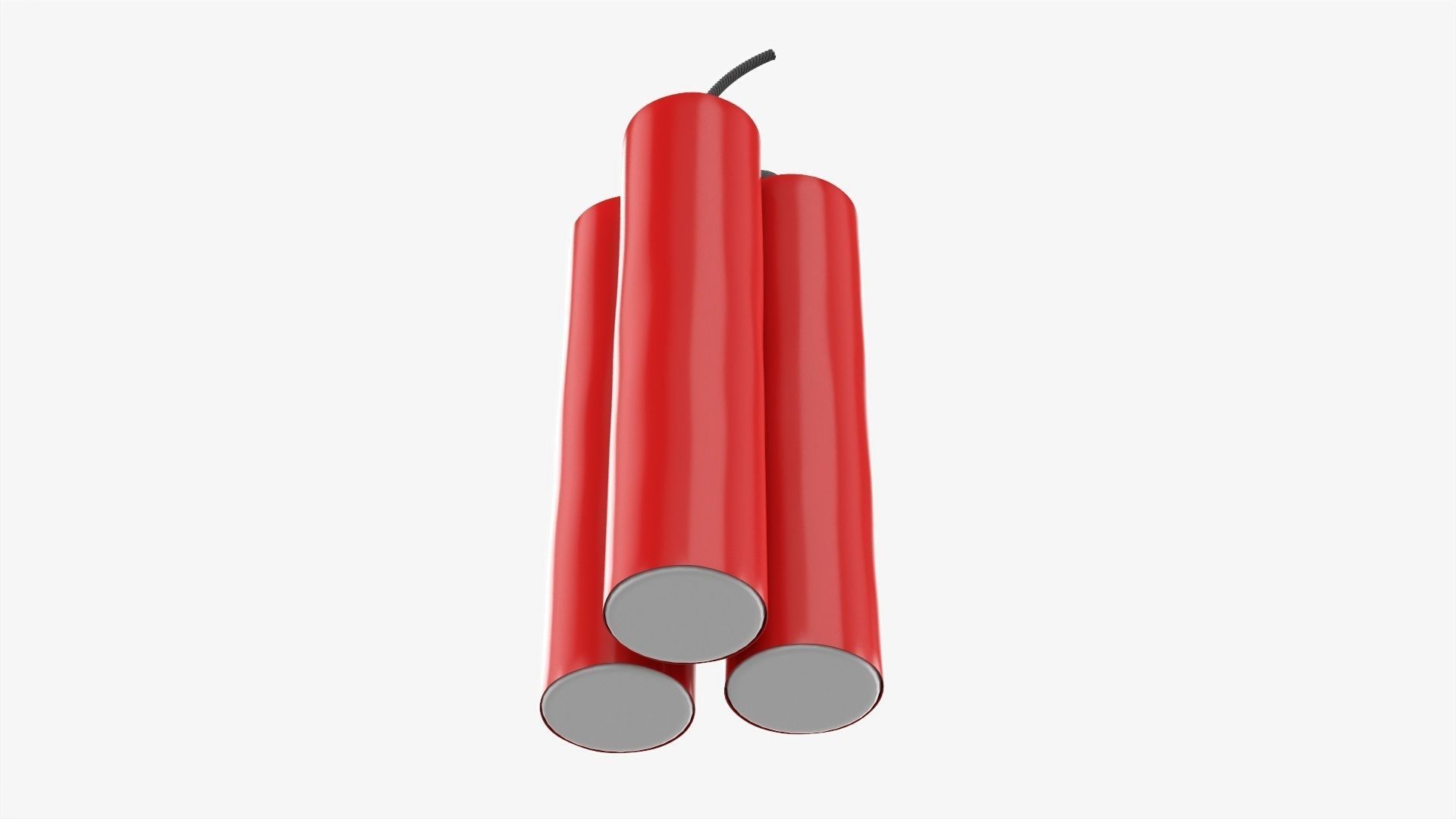 Firecracker fireworks 03 3D model_2