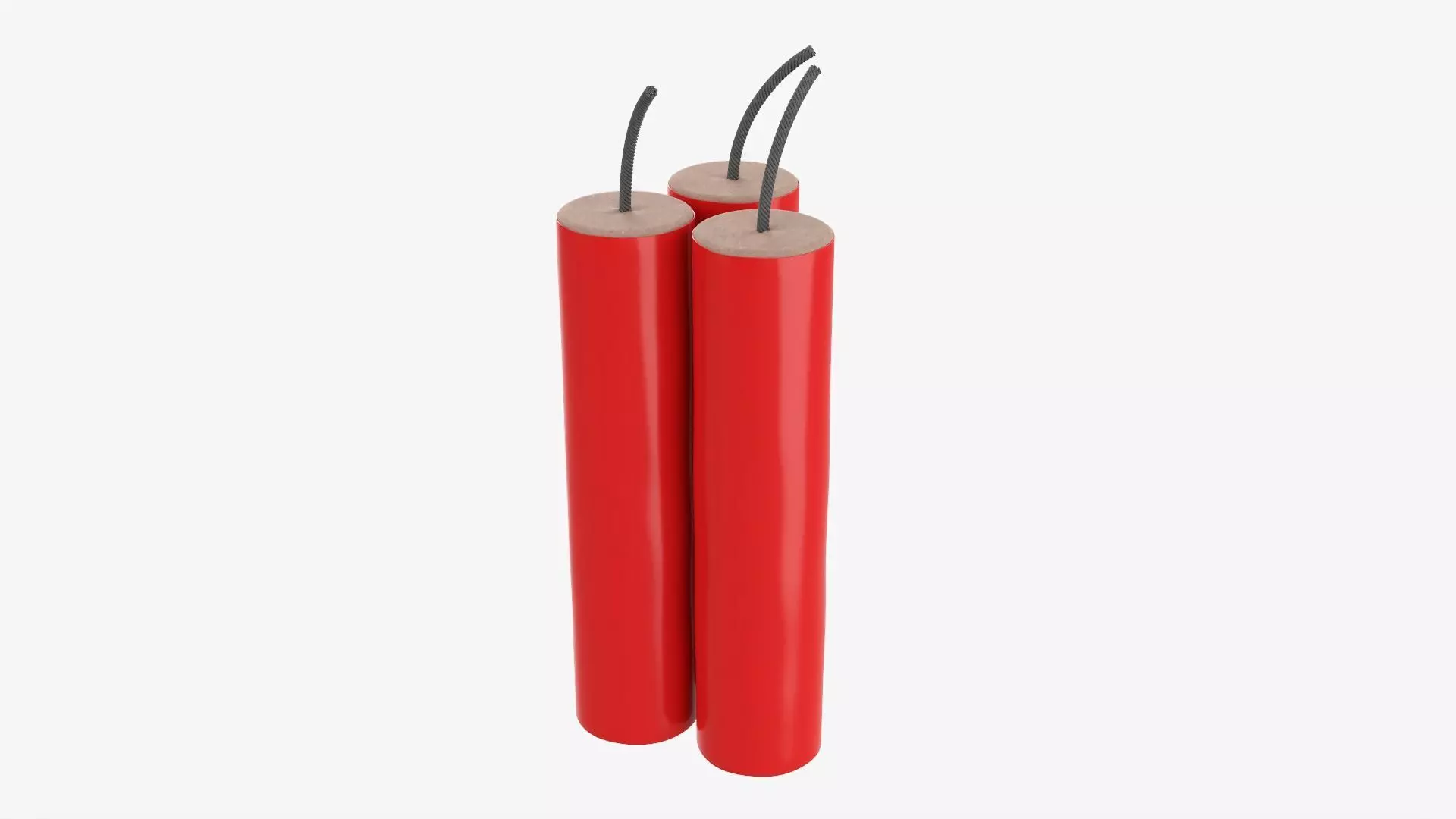 Firecracker fireworks 03 3D model_0