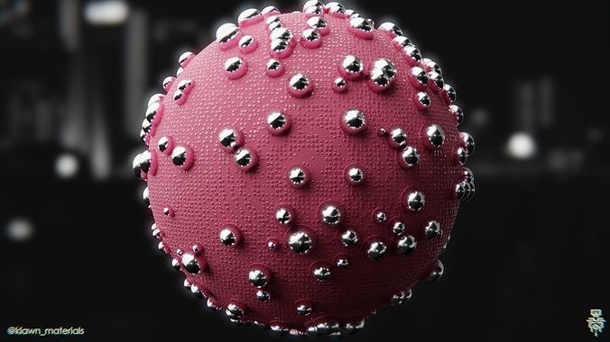 Procedural Abstract Bubbles Material plus 4k PBR Textures Texture
