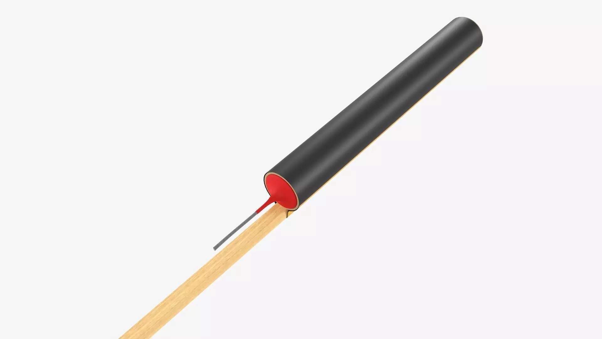 Rocket fireworks 04 3D model_0