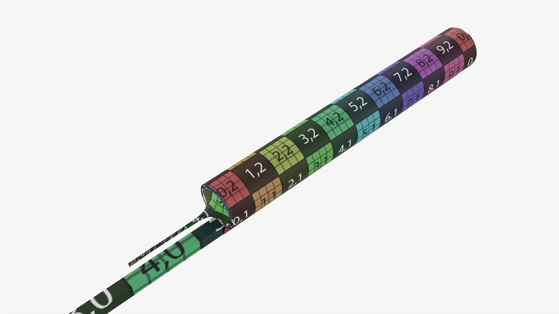 Rocket fireworks 04 3D model_10