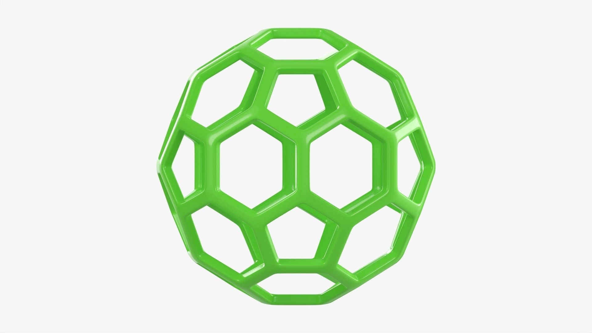 Lattice sphere 3D model_4