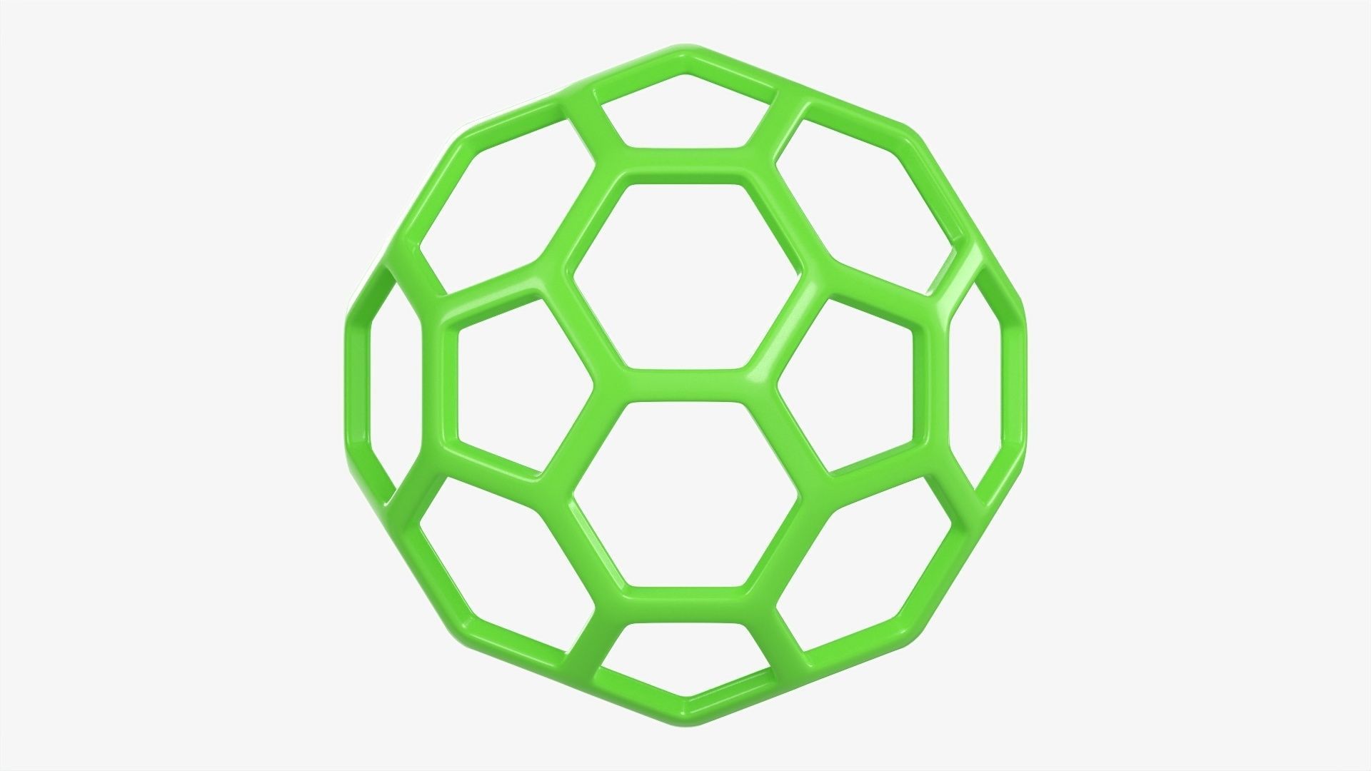 Lattice sphere 3D model_3