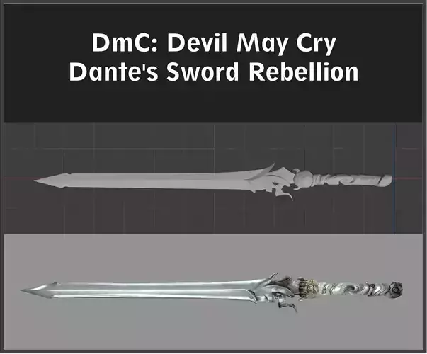 DmC Devil May Cry Dante Sword Rebellion