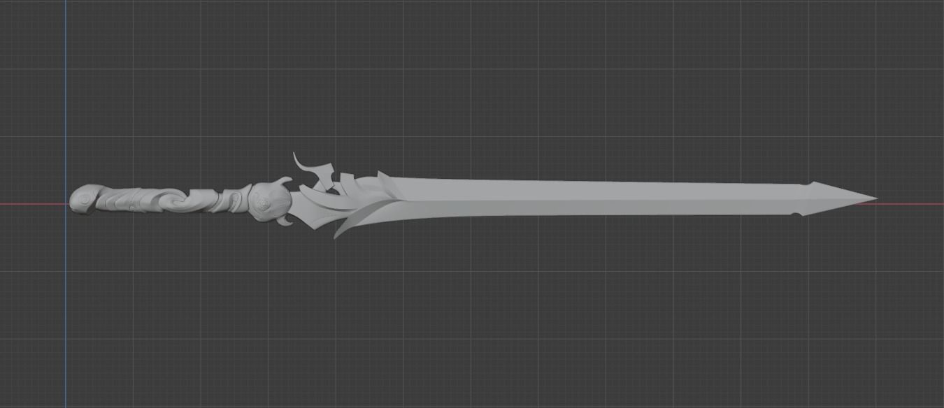 DmC Devil May Cry Dante Sword Rebellion 3D print model_1