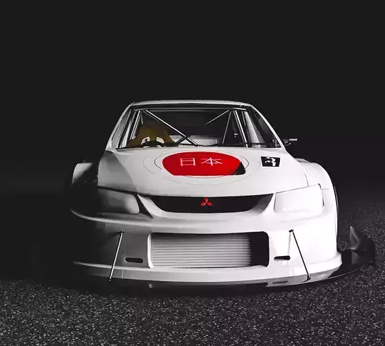Mitsubishi Lancer Evolution Free 3D model