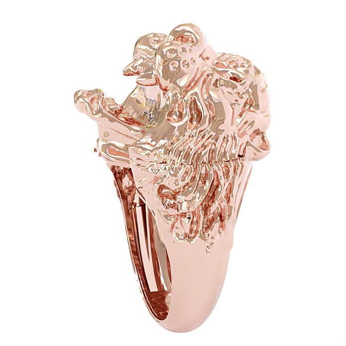 Tiger Fancy Mans ring 3D print model_6