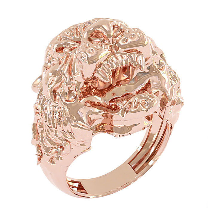 Tiger Fancy Mans ring 3D print model_5