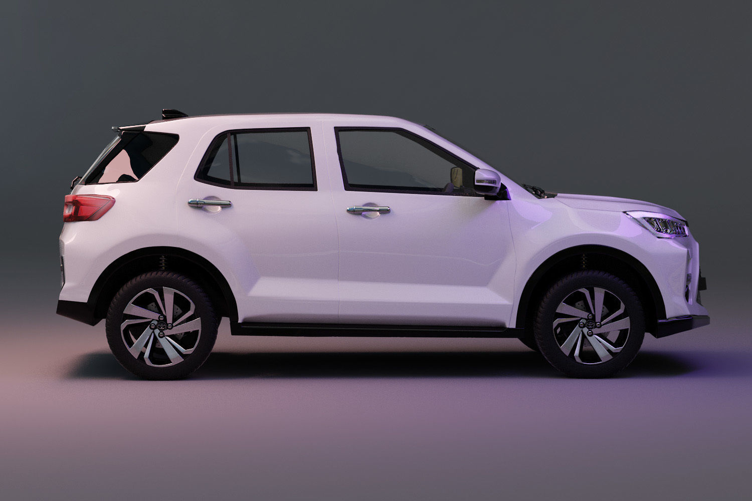 Toyota Raize  with interior  3D model_3