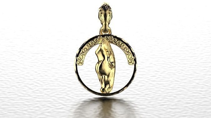 Horse Pendant 3d model for 3d printing  3D print model
