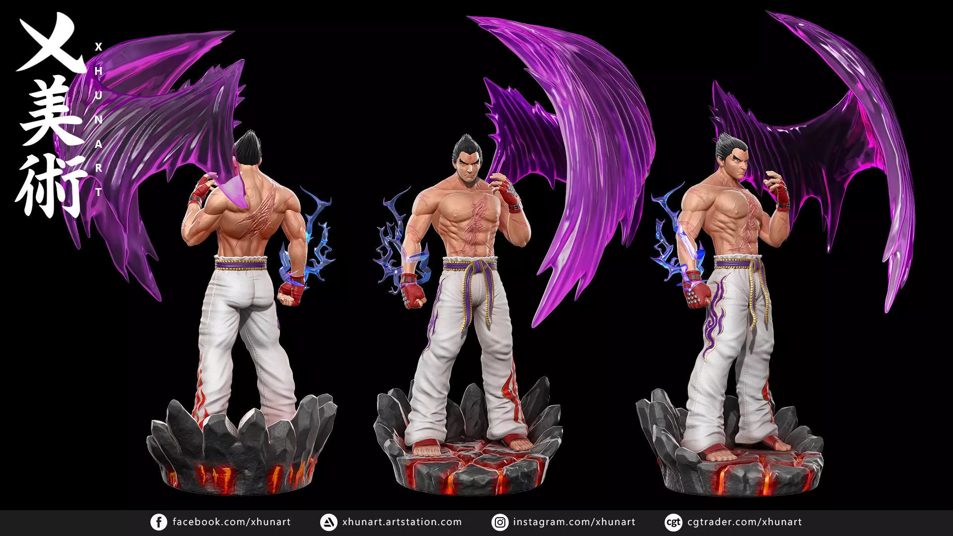 Kazuya Mishima STL 3D print model_0