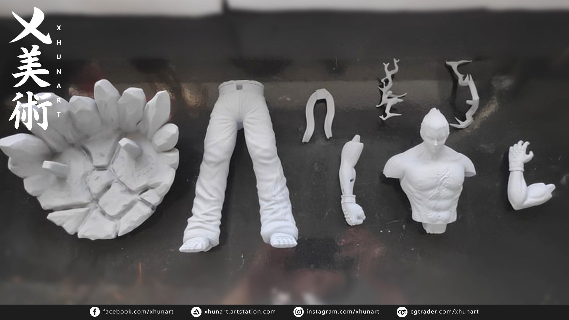 Kazuya Mishima STL 3D print model_17