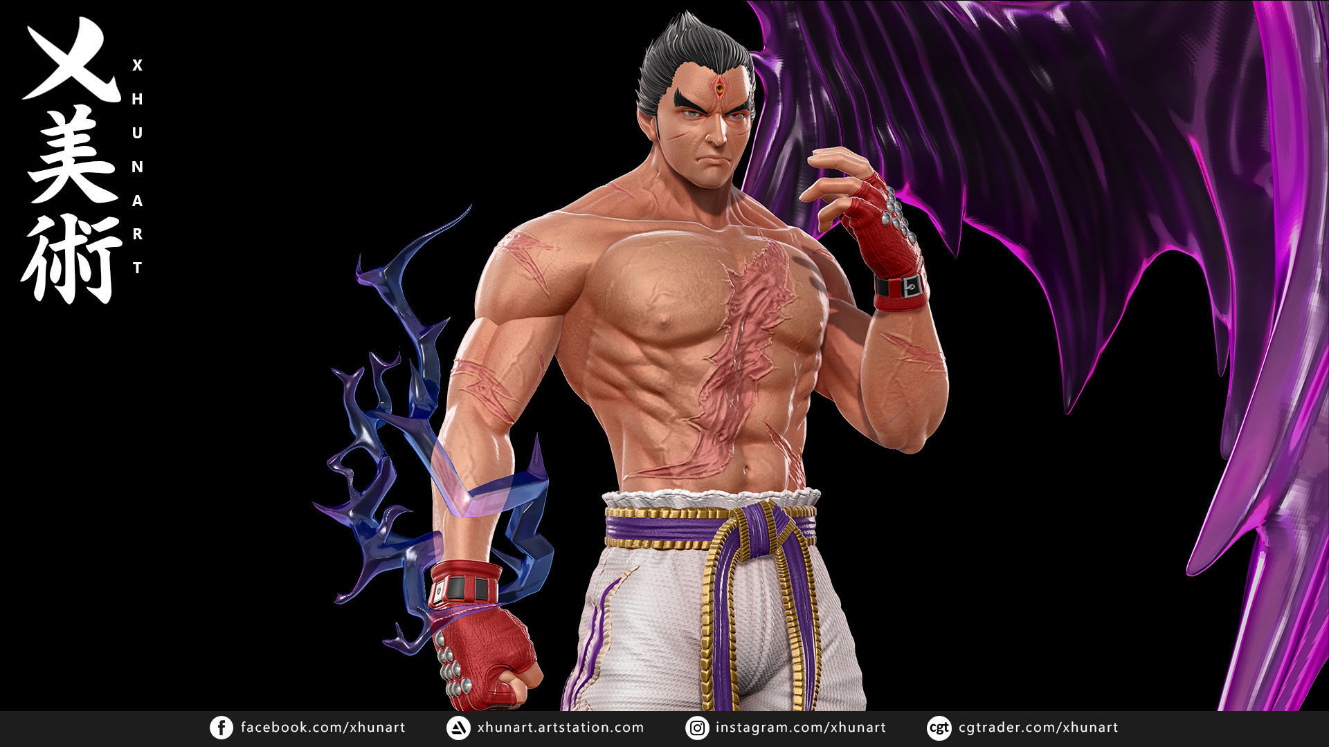 Kazuya Mishima STL 3D print model_2