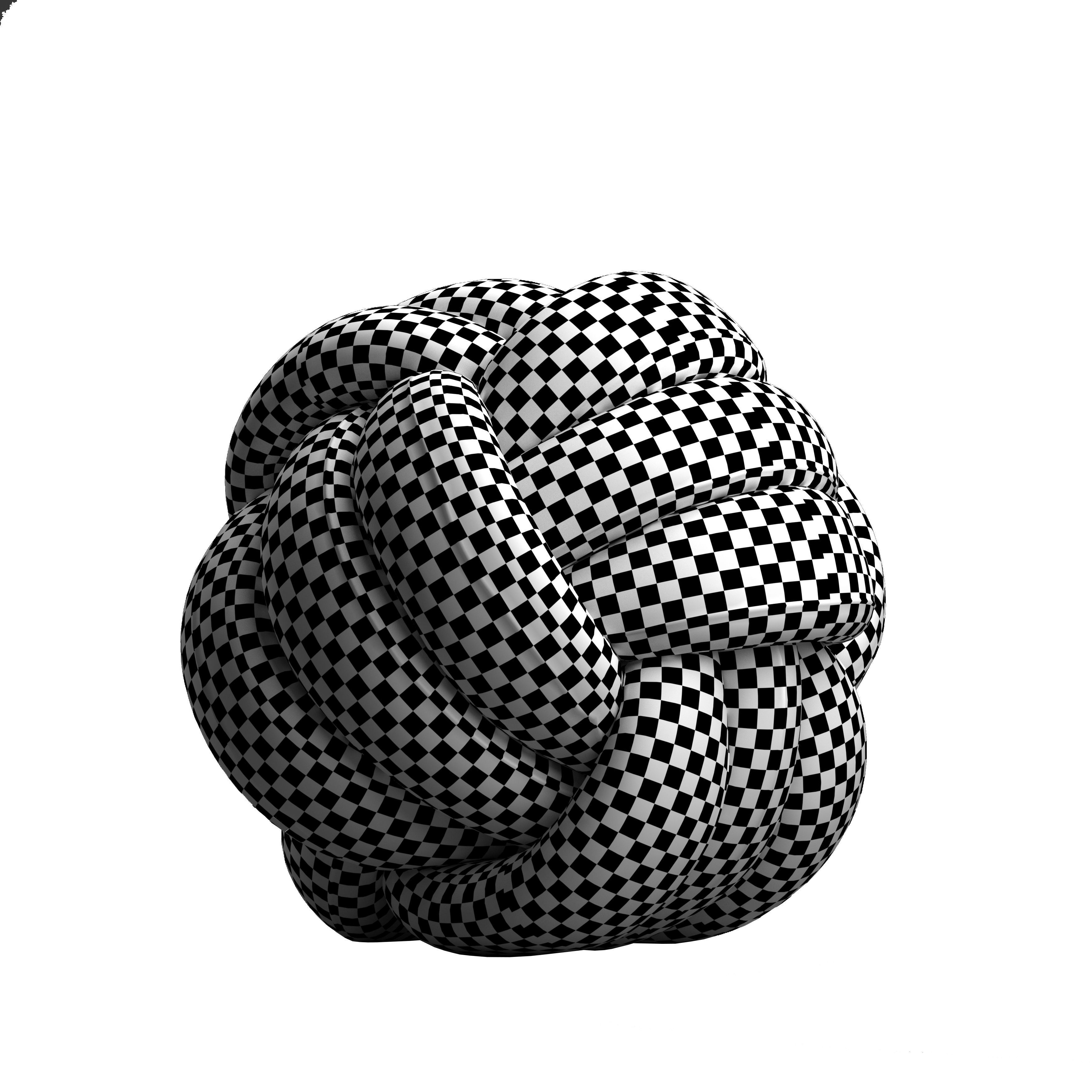 pillows SOFT REST KNOT PILLOW WITH PILLOW CORE CUSHION 3D model_3