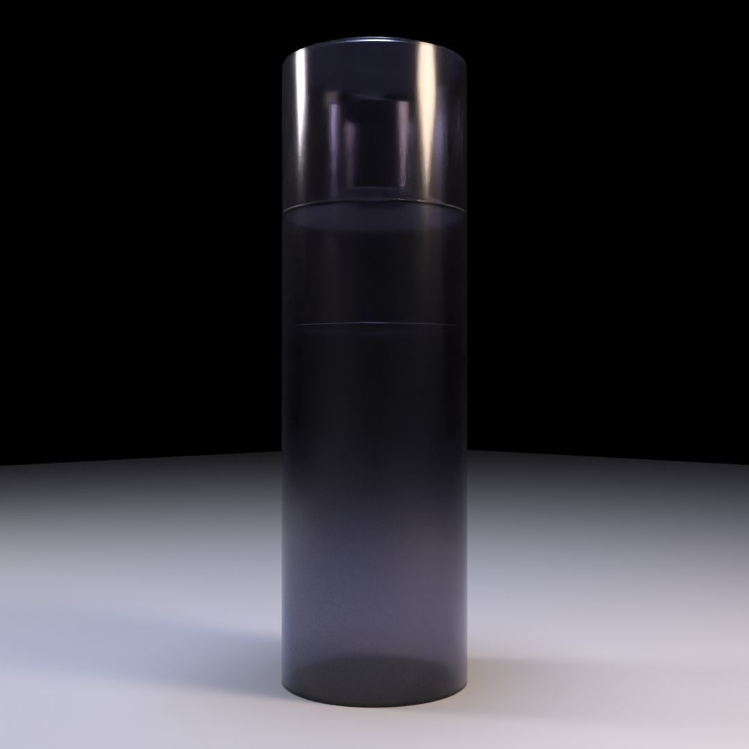 water bottle Free low-poly 3D model_1