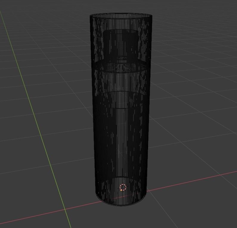 water bottle Free low-poly 3D model_4
