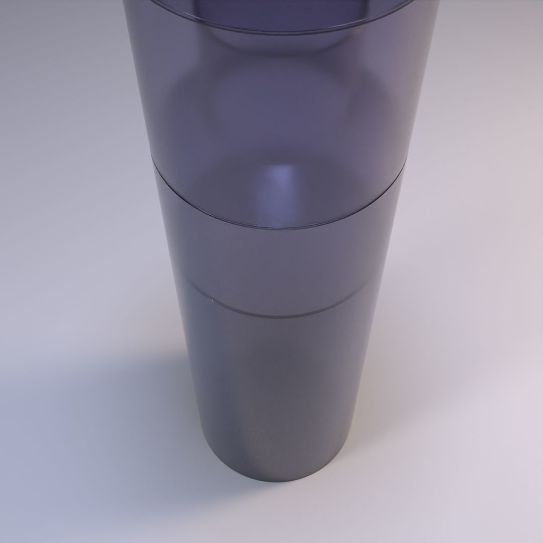 water bottle Free low-poly 3D model_3