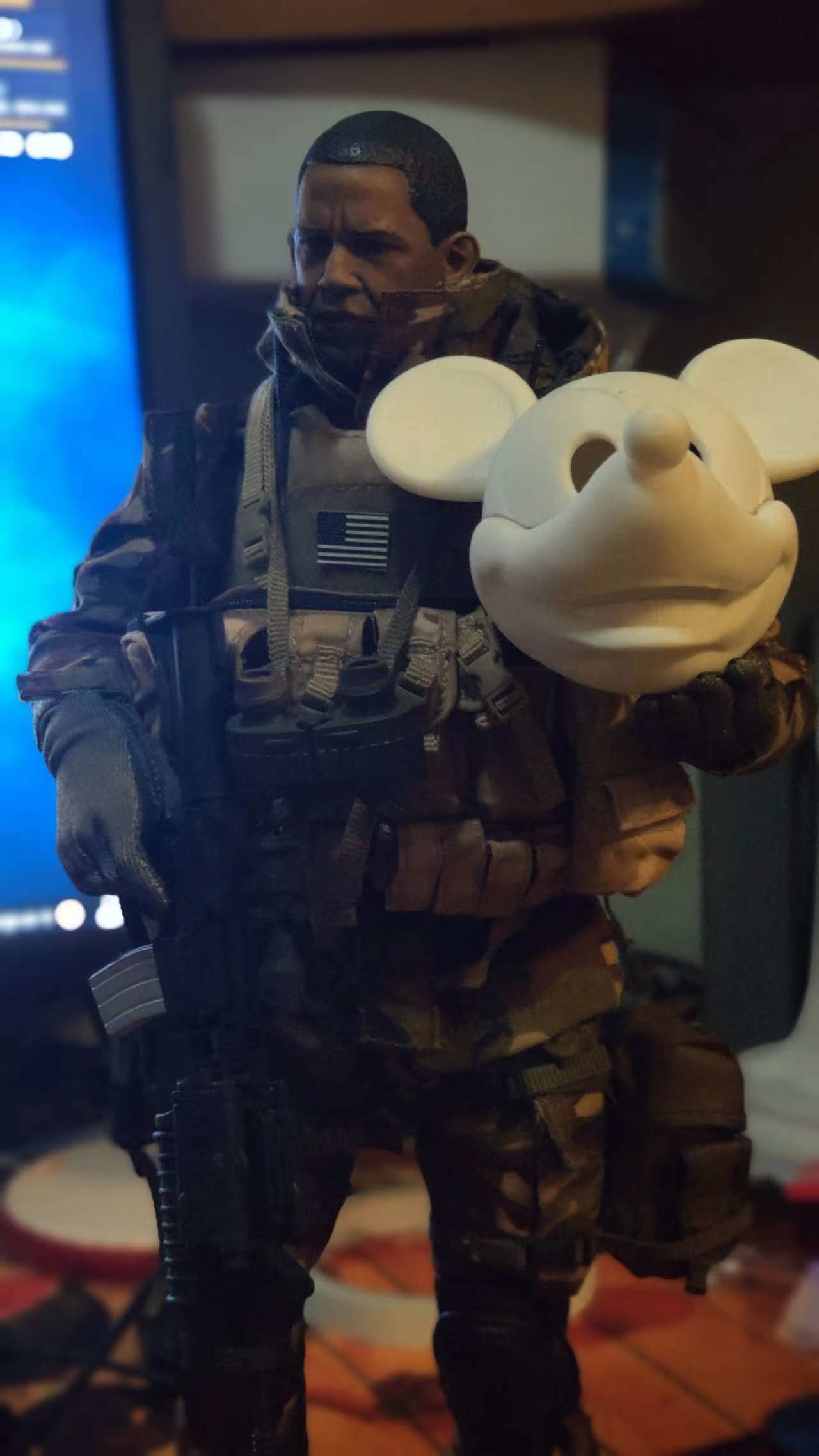 Mickey Mouse mask headgear 3D print model_16