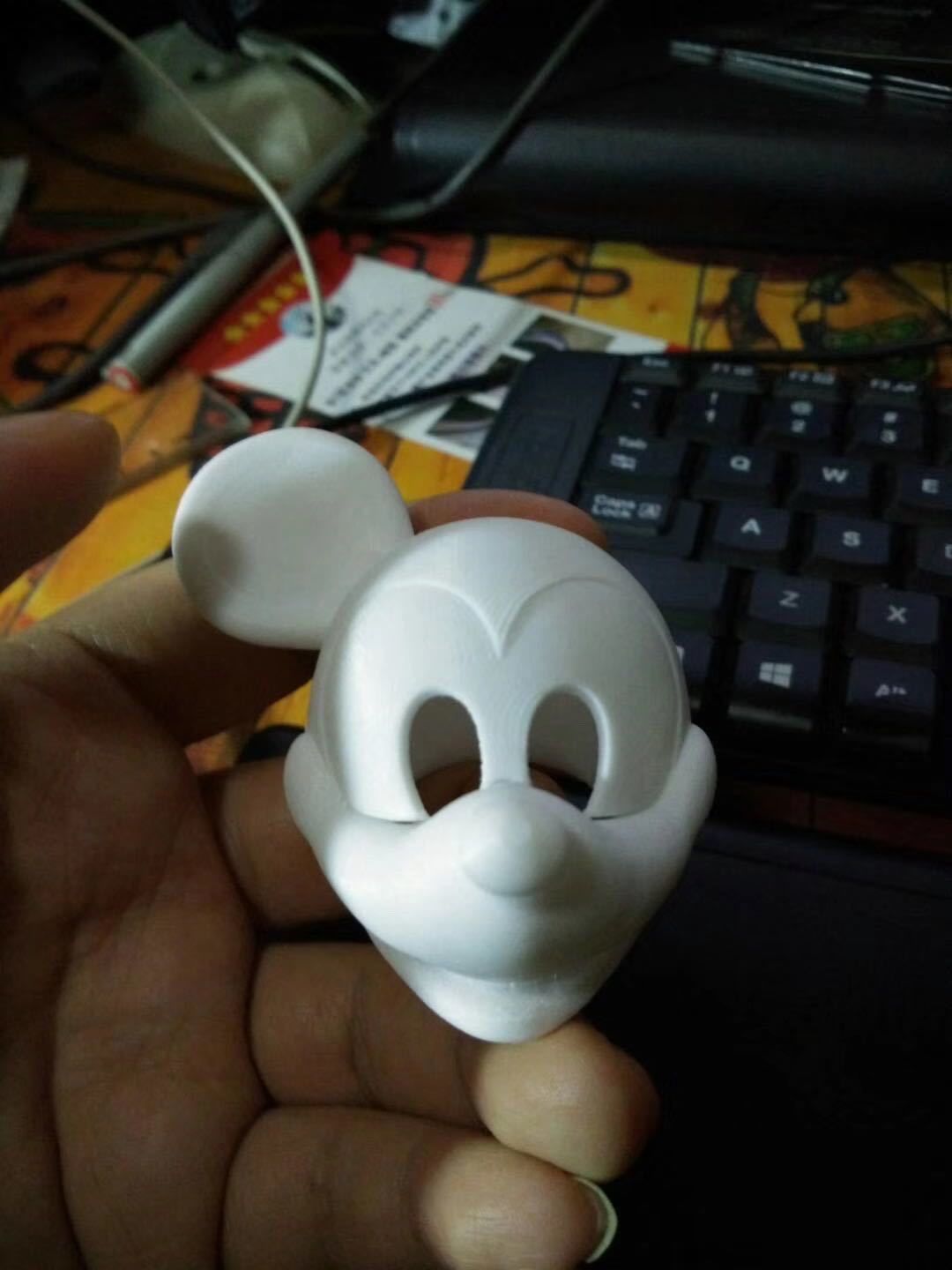 Mickey Mouse mask headgear 3D print model_13
