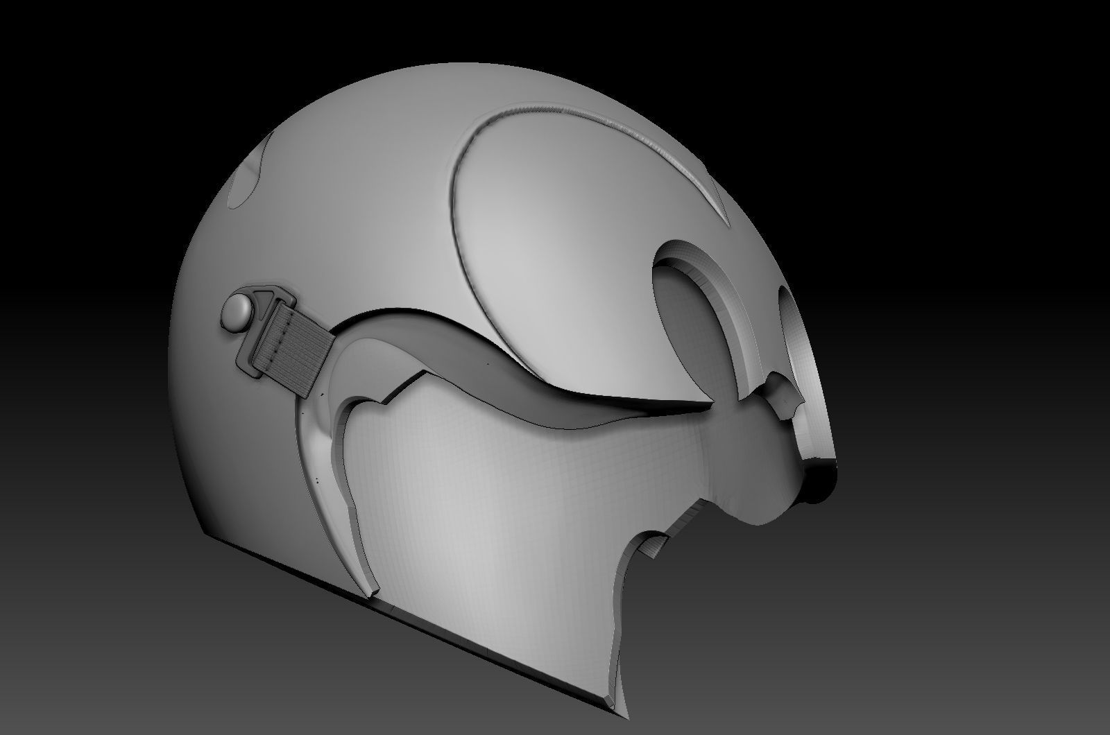 Mickey Mouse mask headgear 3D print model_18