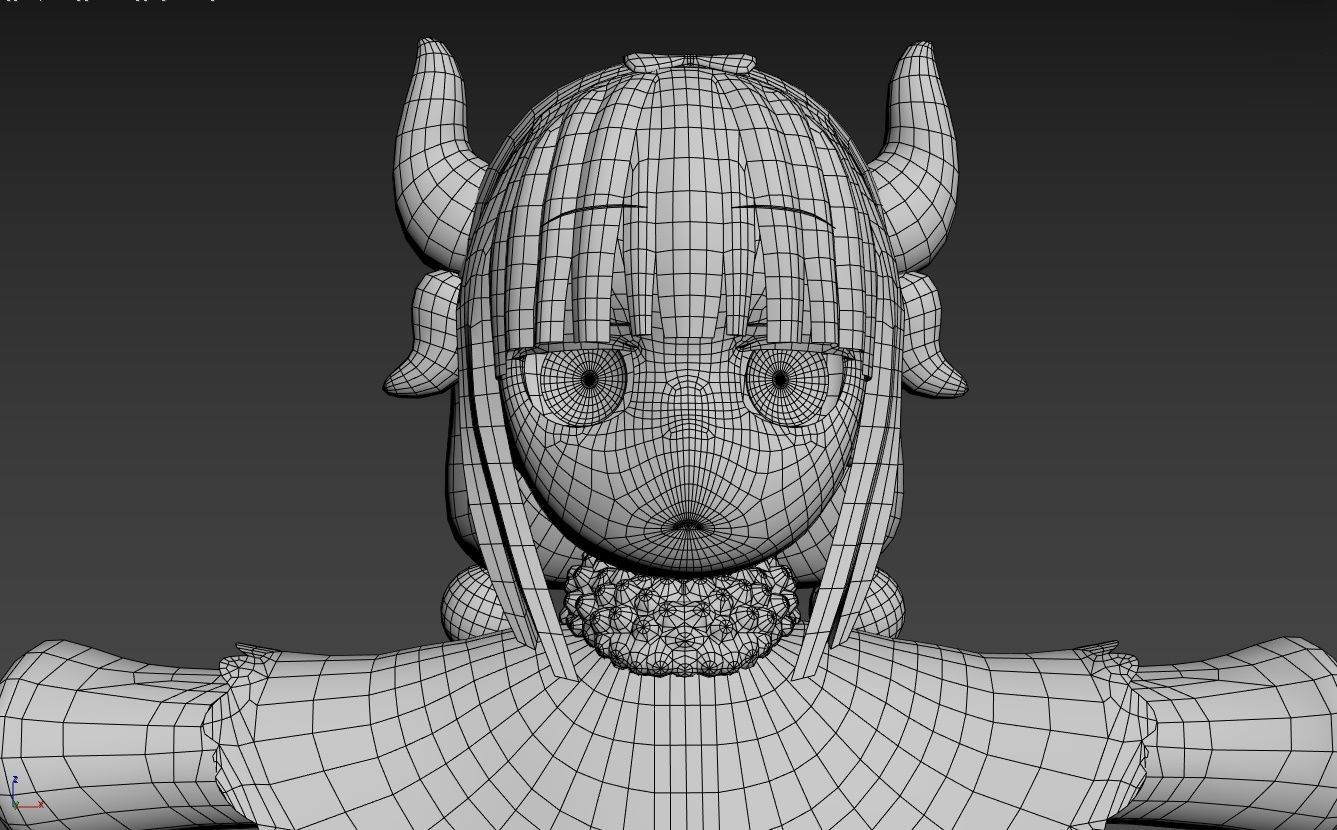 Kanna VRChat SDK3 3D model_5