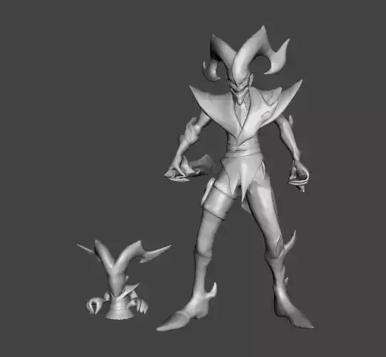 Crime City Nightmare Shaco 3D Model 3D print model