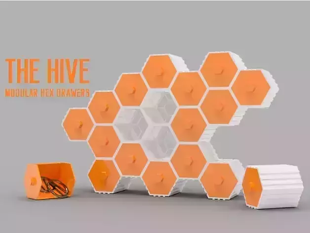  Modular Hex Drawers