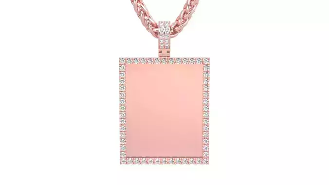 Picture pendant 1-2 inch N 19 3D print model