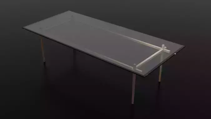 Glass Simple Table 
