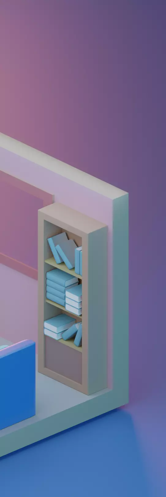 TheRoom Low poly living room with couch and tv Low-poly 3D model