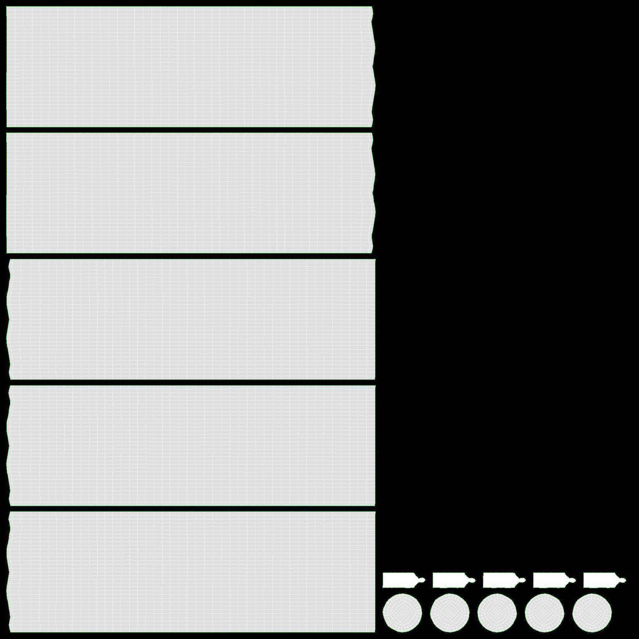 Candlestick with candles antique 05 3D model_13