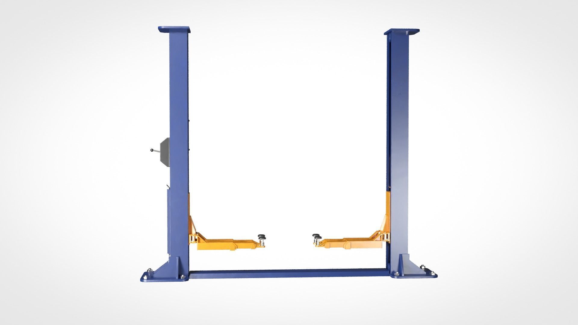 2 Post Car Lift Low-poly 3D model_4