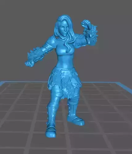 Fantasy Football Female Blitzer 01