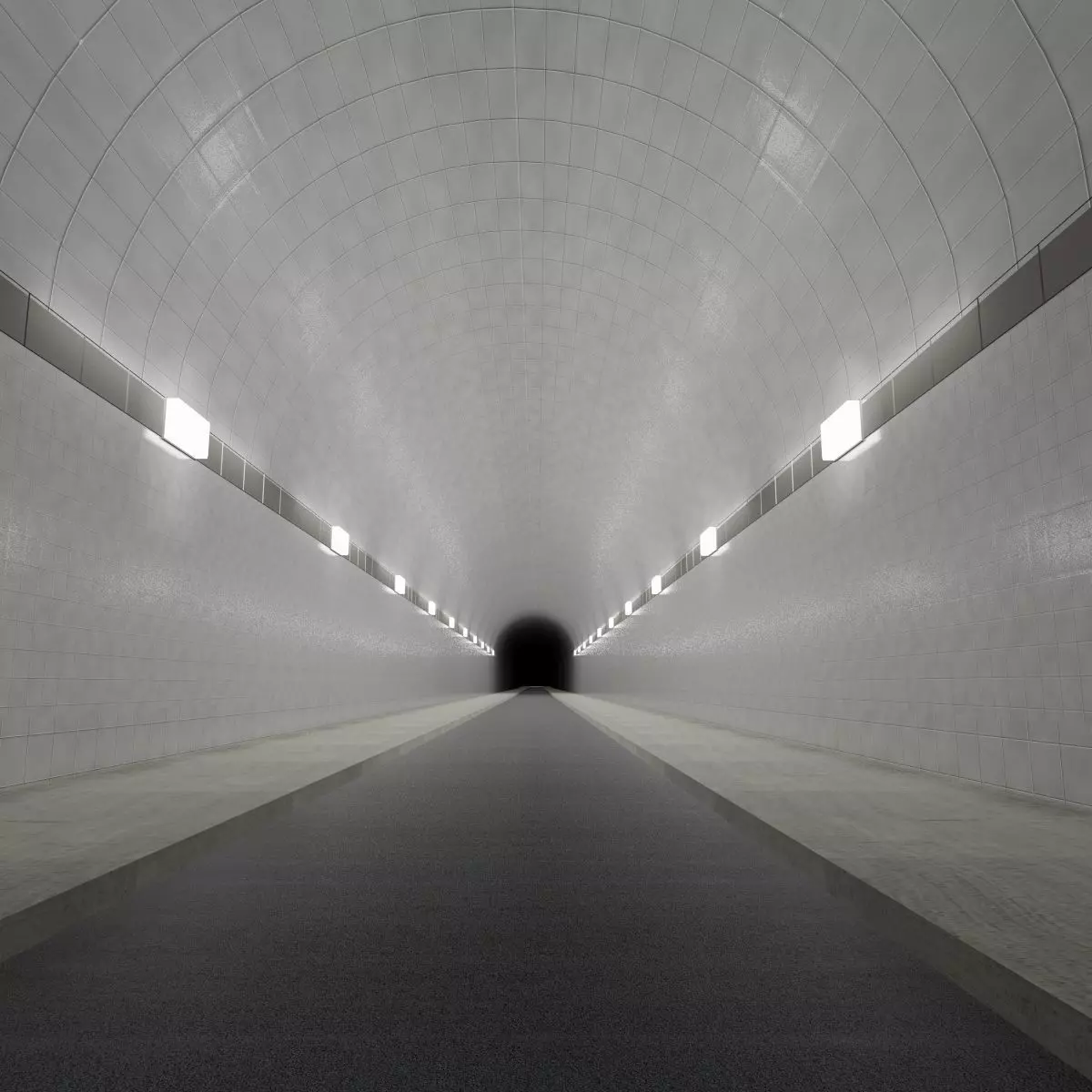 Tunnel - Road 3D model_0
