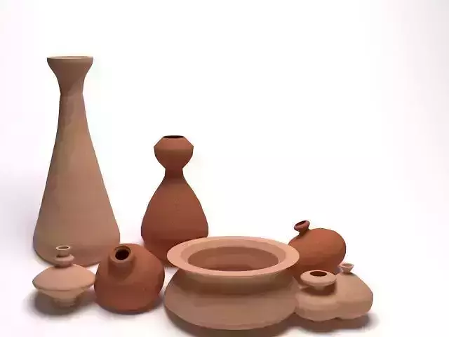 clay pots