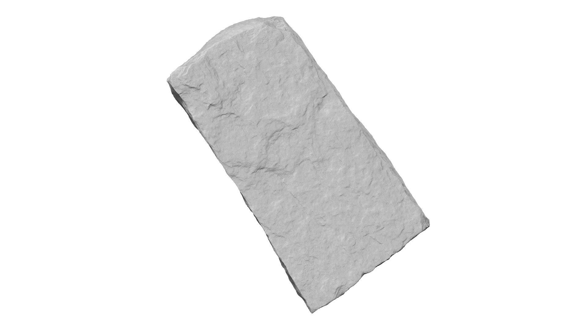 Natural Building Stone Raw Scanned 3D model_12