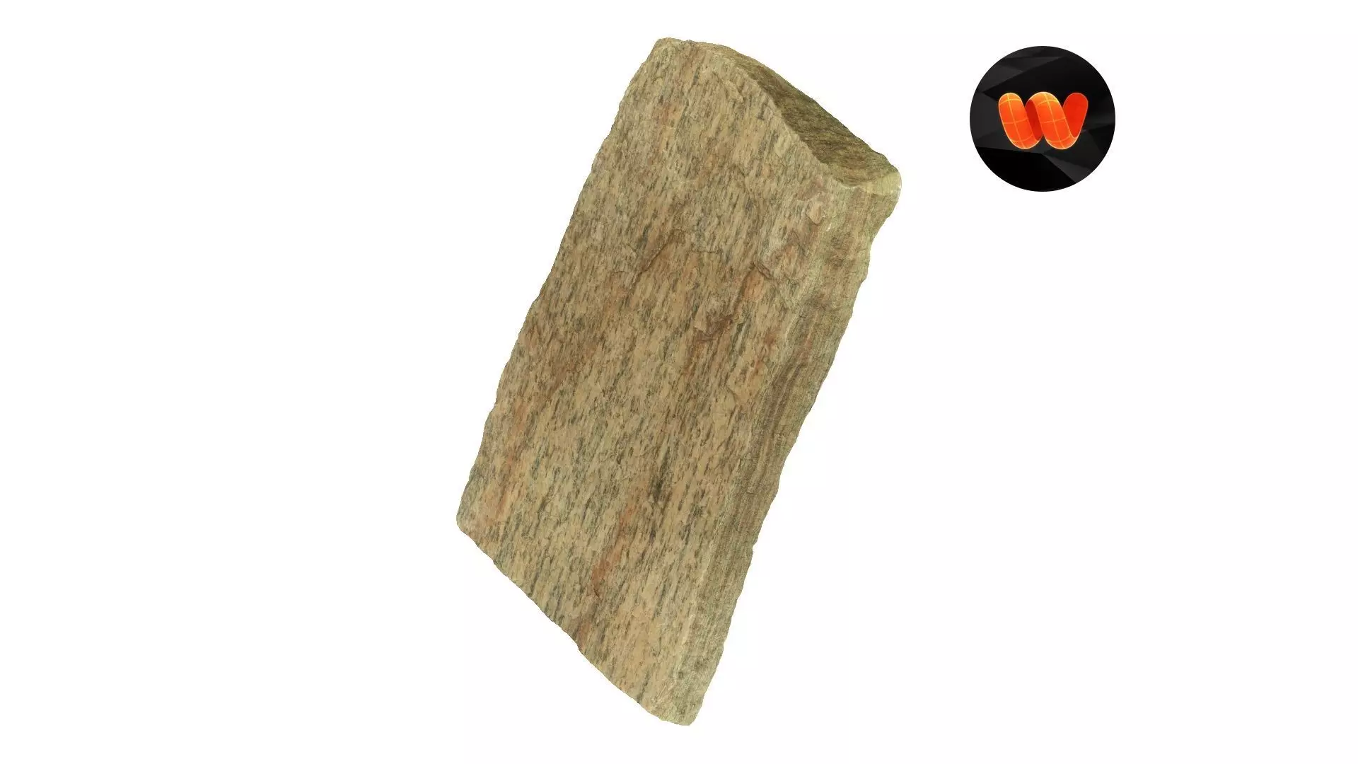 Natural Building Stone Raw Scanned 3D model_0