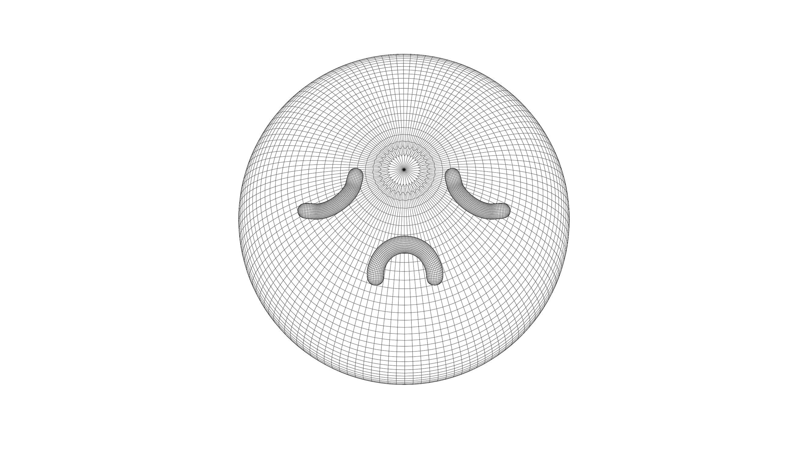 tired 2 emoji 3D model_2