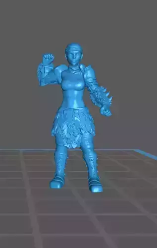 Fantasy Football Female Blitzer 05