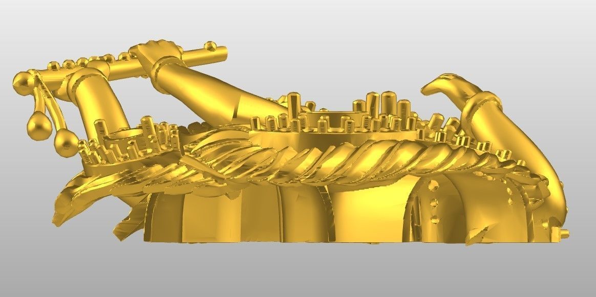 Radha krishna Pendant  3D print model_3