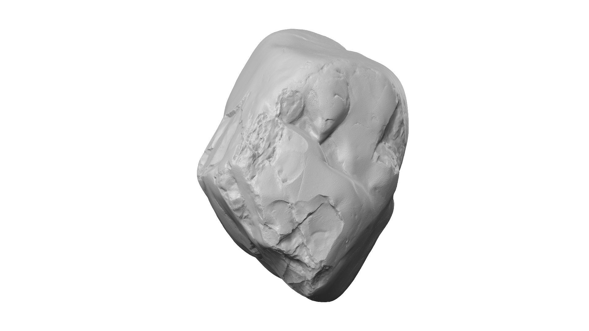 Natural Stone Raw Scanned 3D model_9